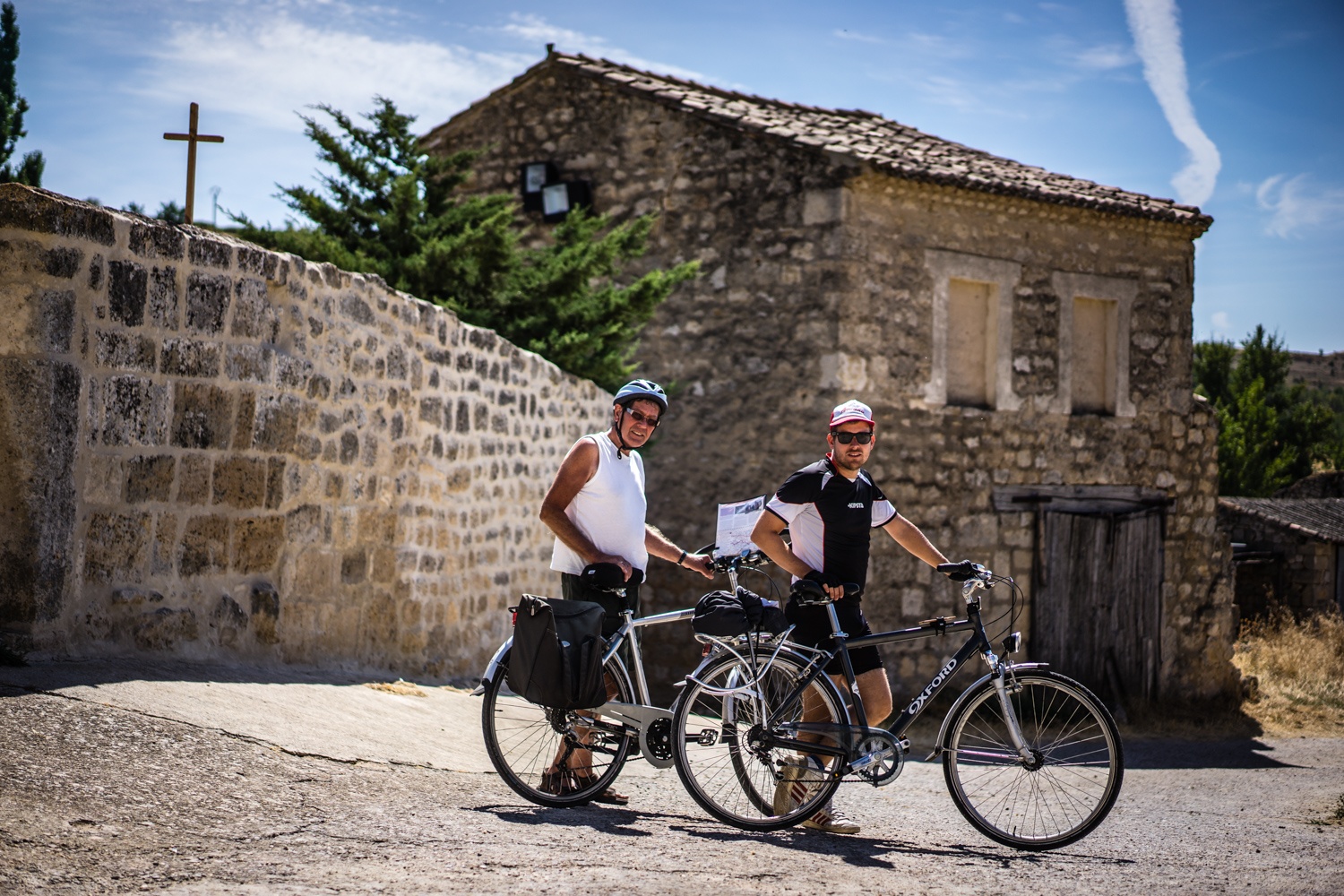 Fietstocht naar Santiago de Compostela. De Camino op de fiets.