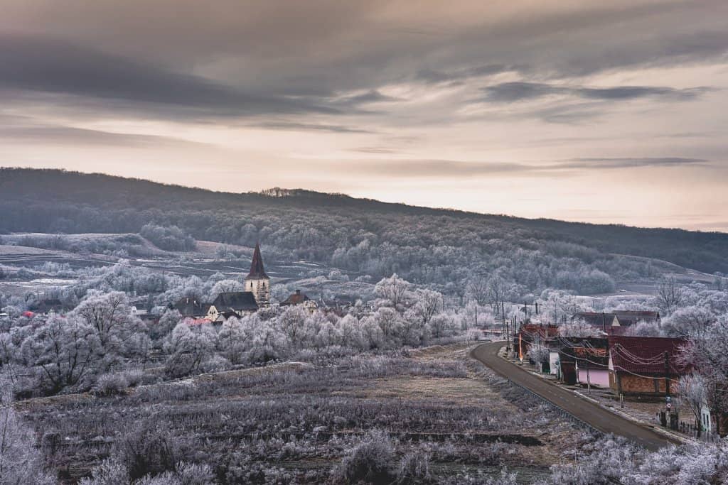 Transsylvanië en de Karpaten: winterse foto’s van Dracula zijn achtertuin