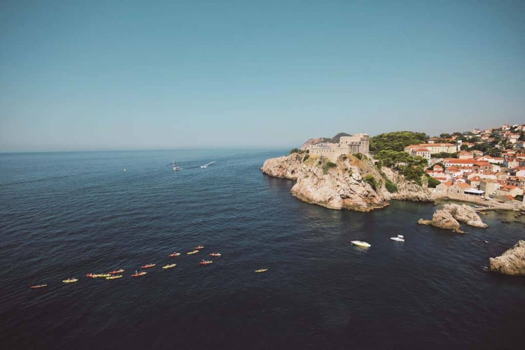 een kayak tocht boeken in dubrovnik