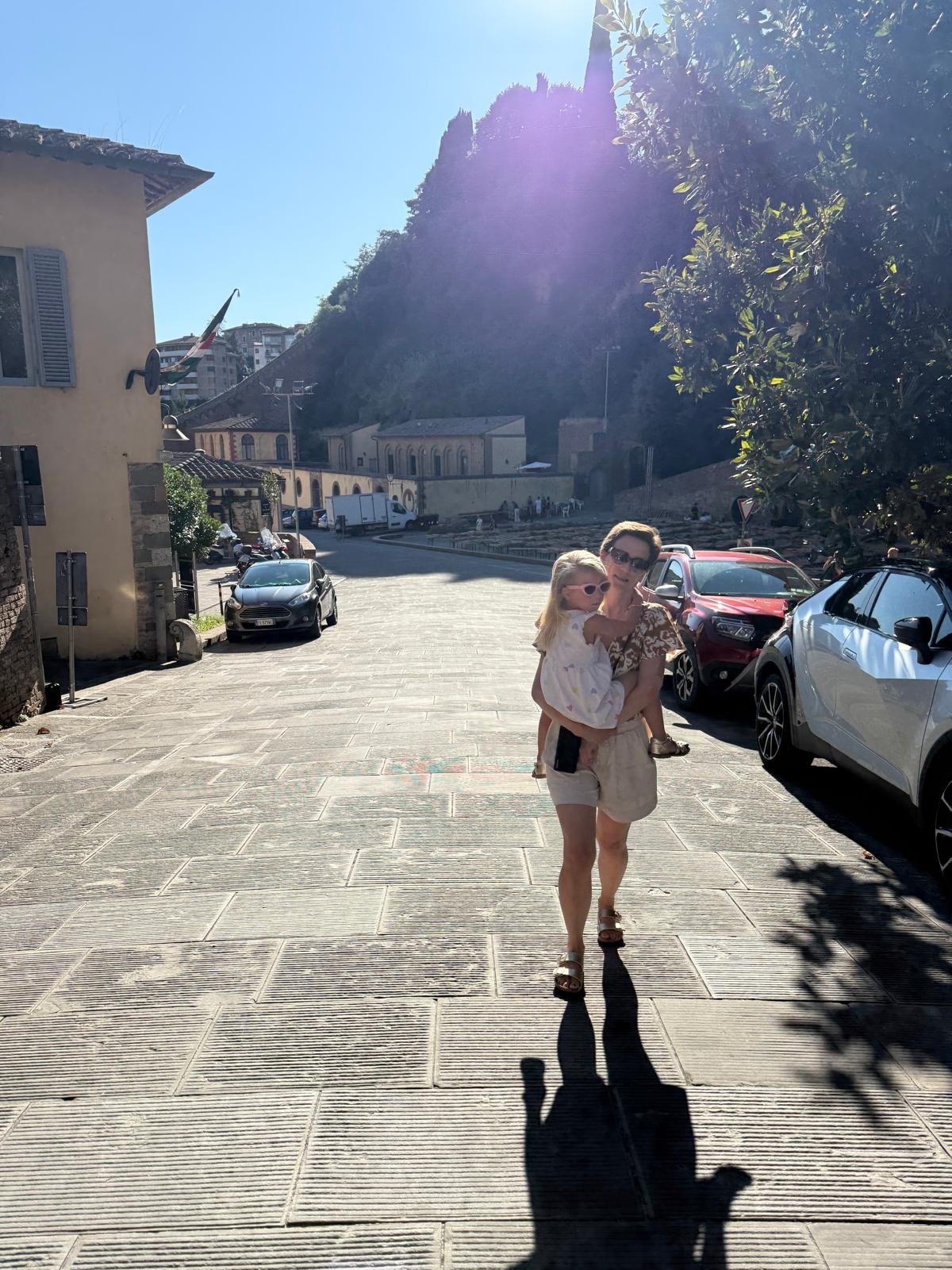 Wandelen door een Toscaans bergdorpje