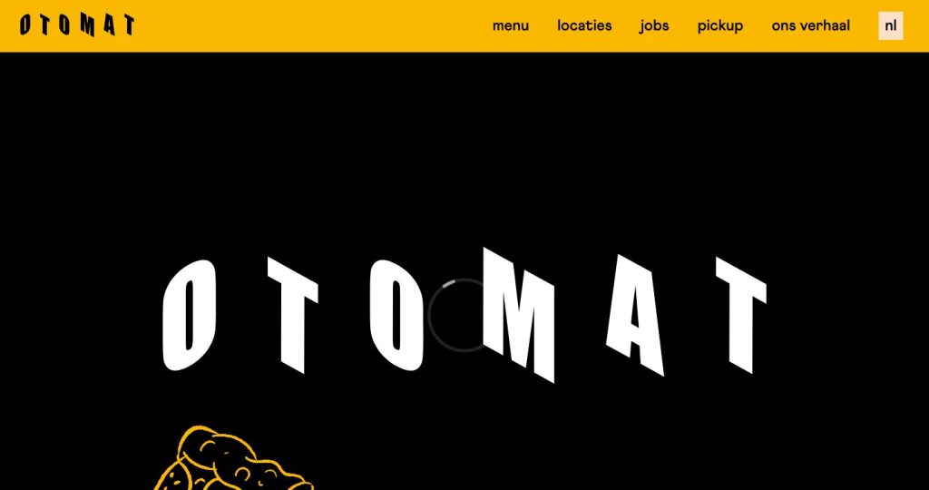Website van Otomat, pizza met Duvel-gist op het Eilandje in Antwerpen