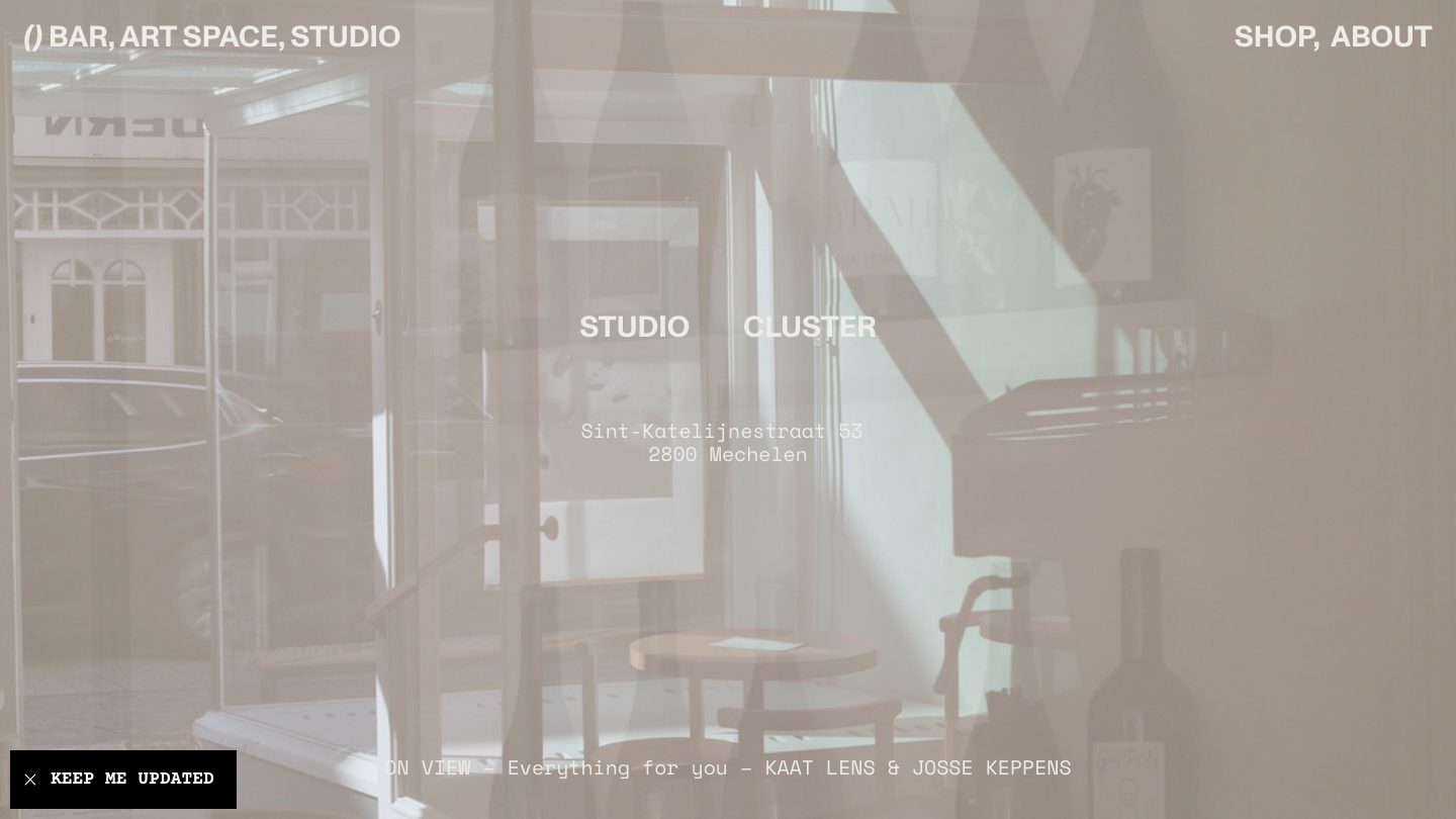 studio cluster mechelen koffiebar en galerie